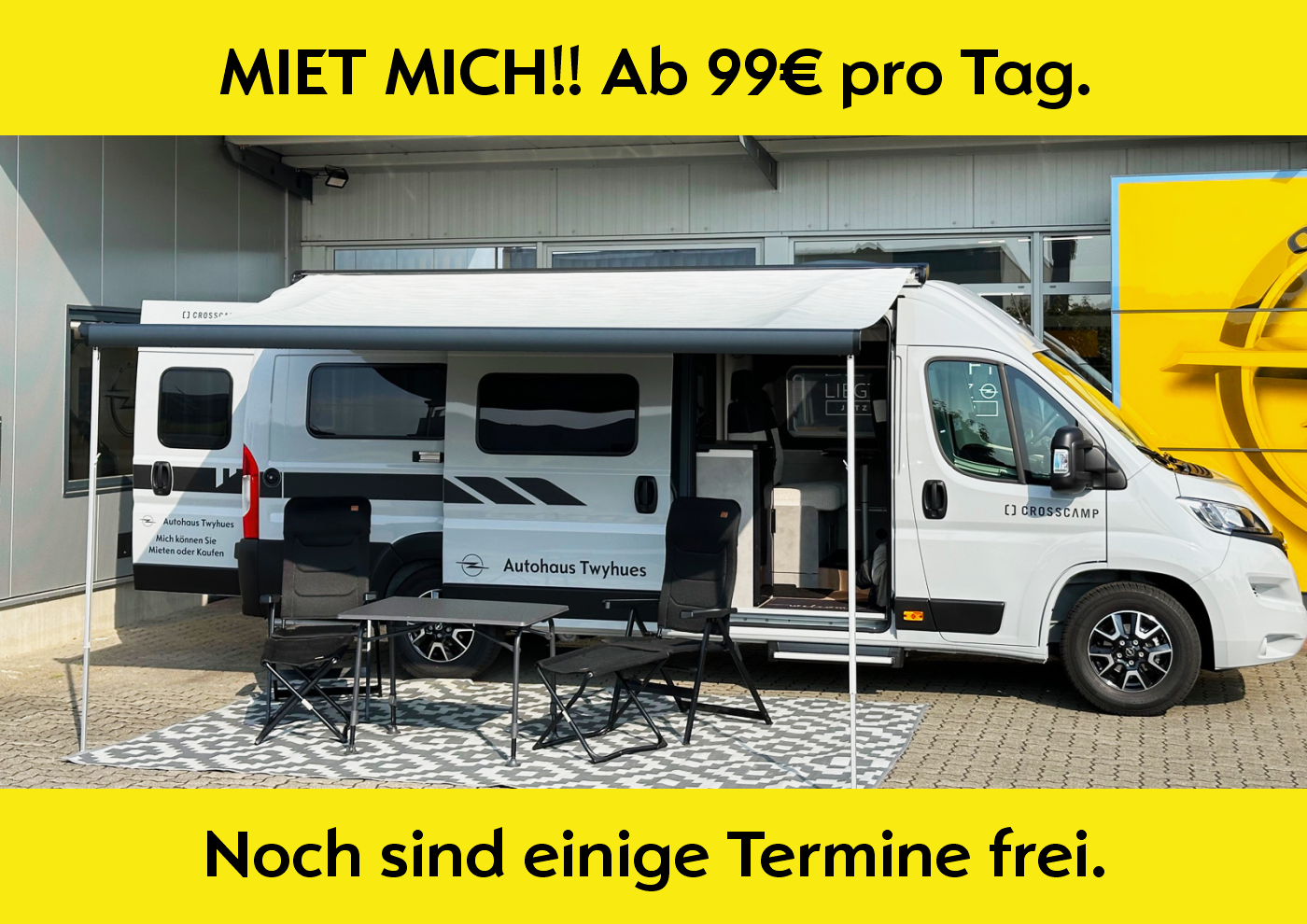 Crosscamp mieten